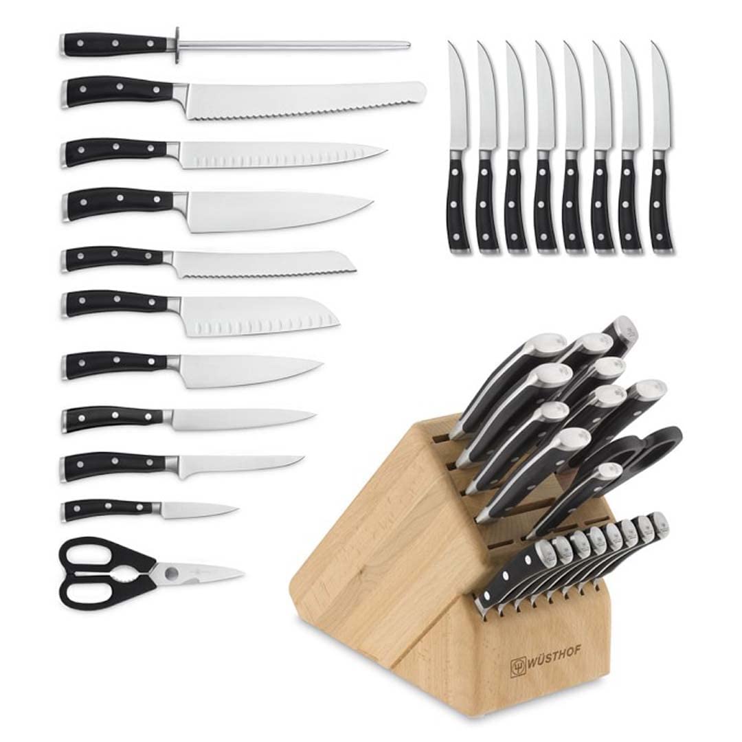 Amazon.com: Wusthof Classic Ikon 20-Piece Block Set: Home & Kitchen